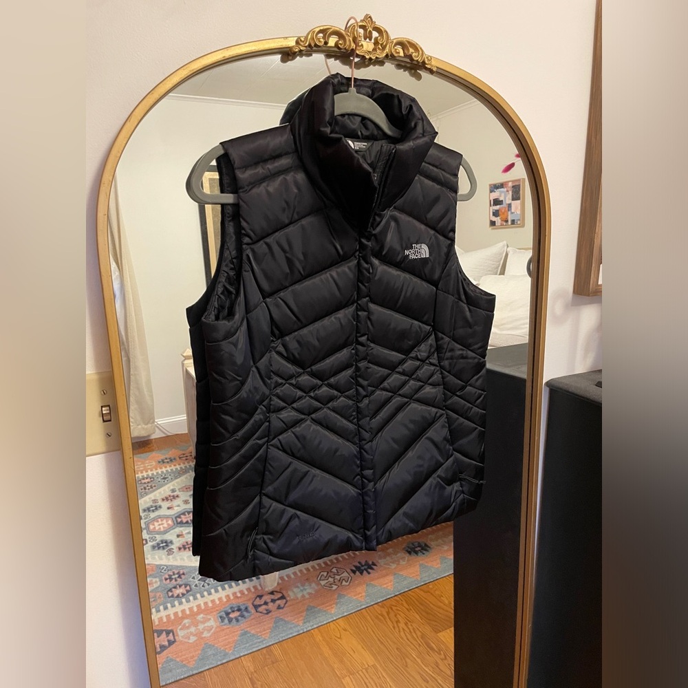 North Face Black Puffer Vest